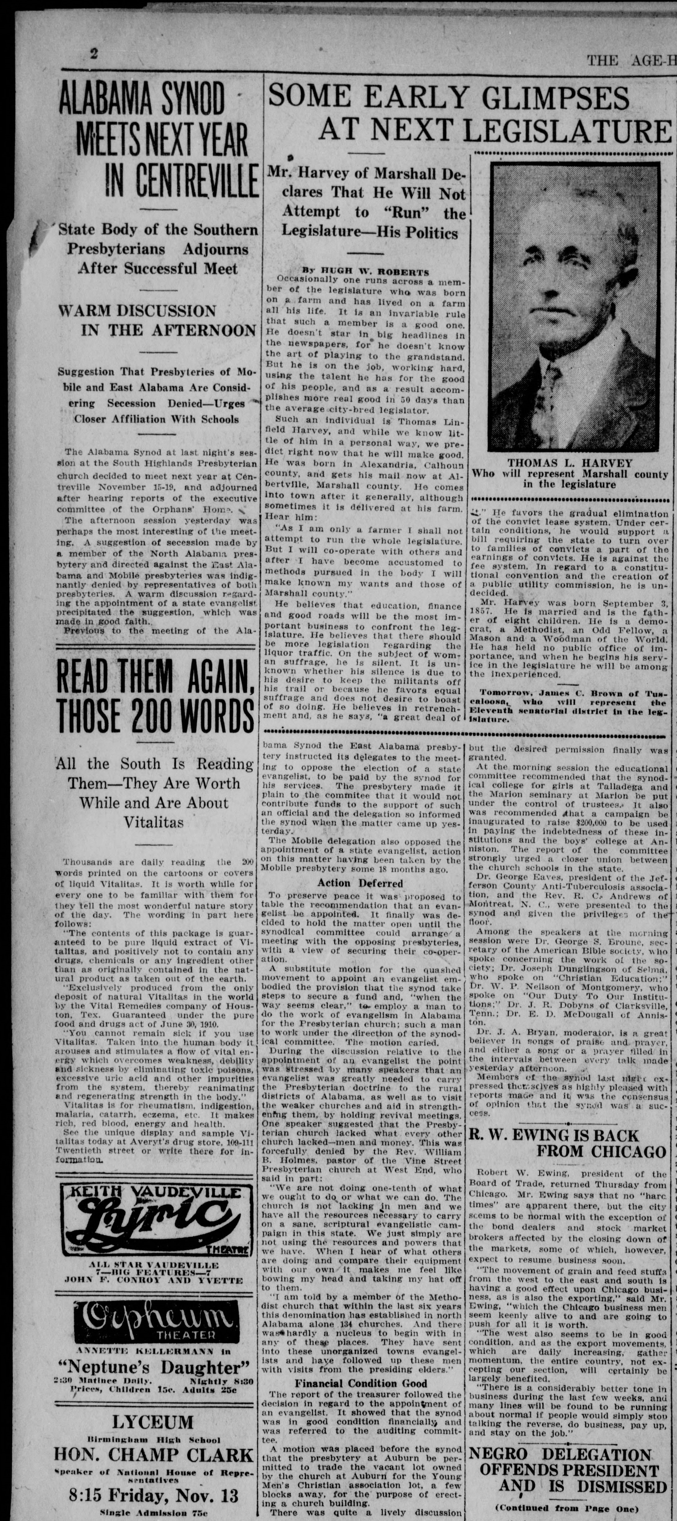 Alabama Synod Meets Next Year in Centreville